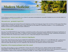 Tablet Screenshot of medicinemodern.com